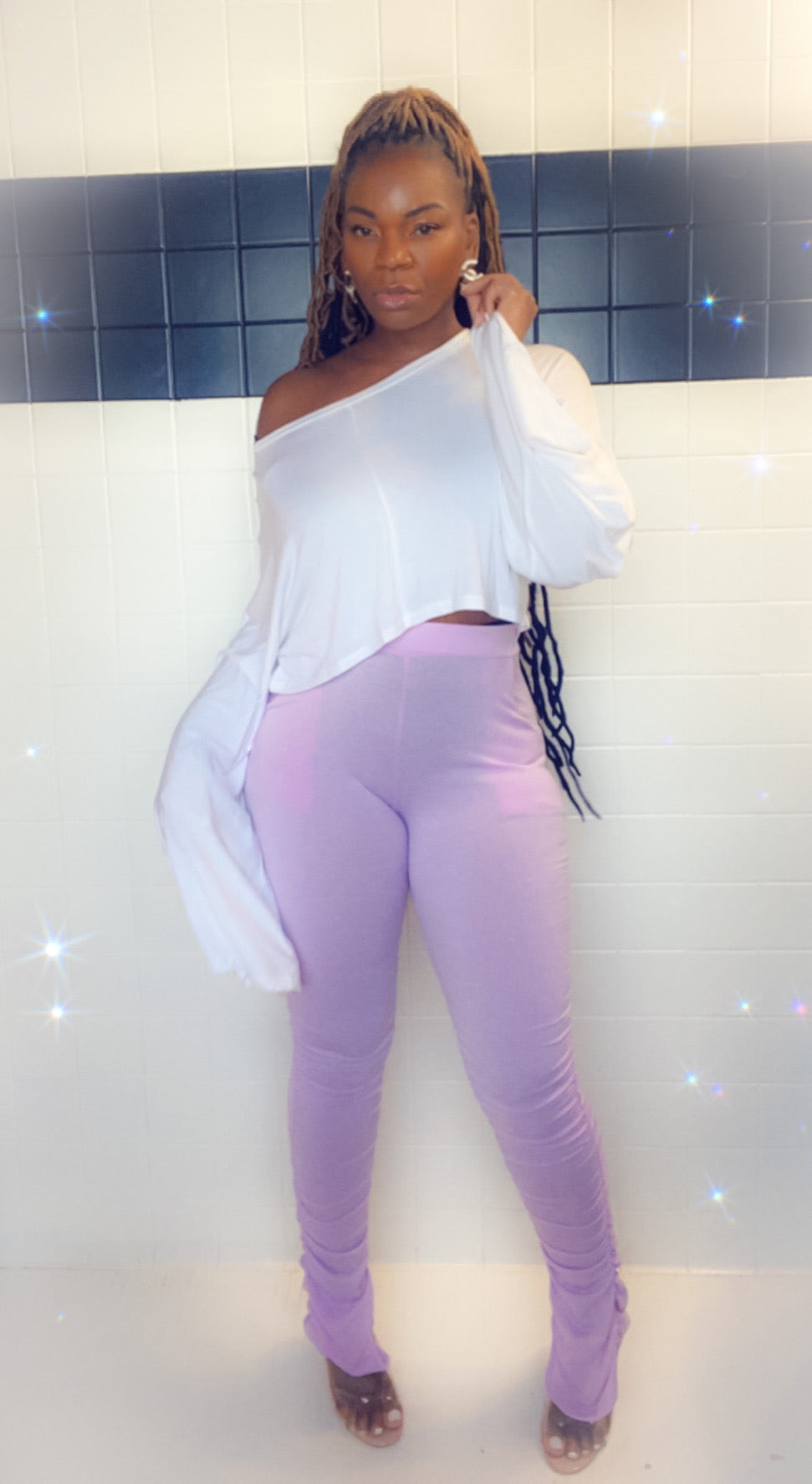 “Popping” Pants in Lavender