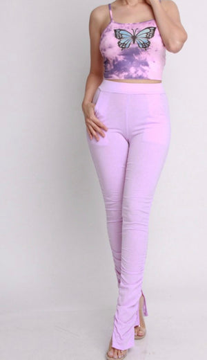 “Popping” Pants in Lavender