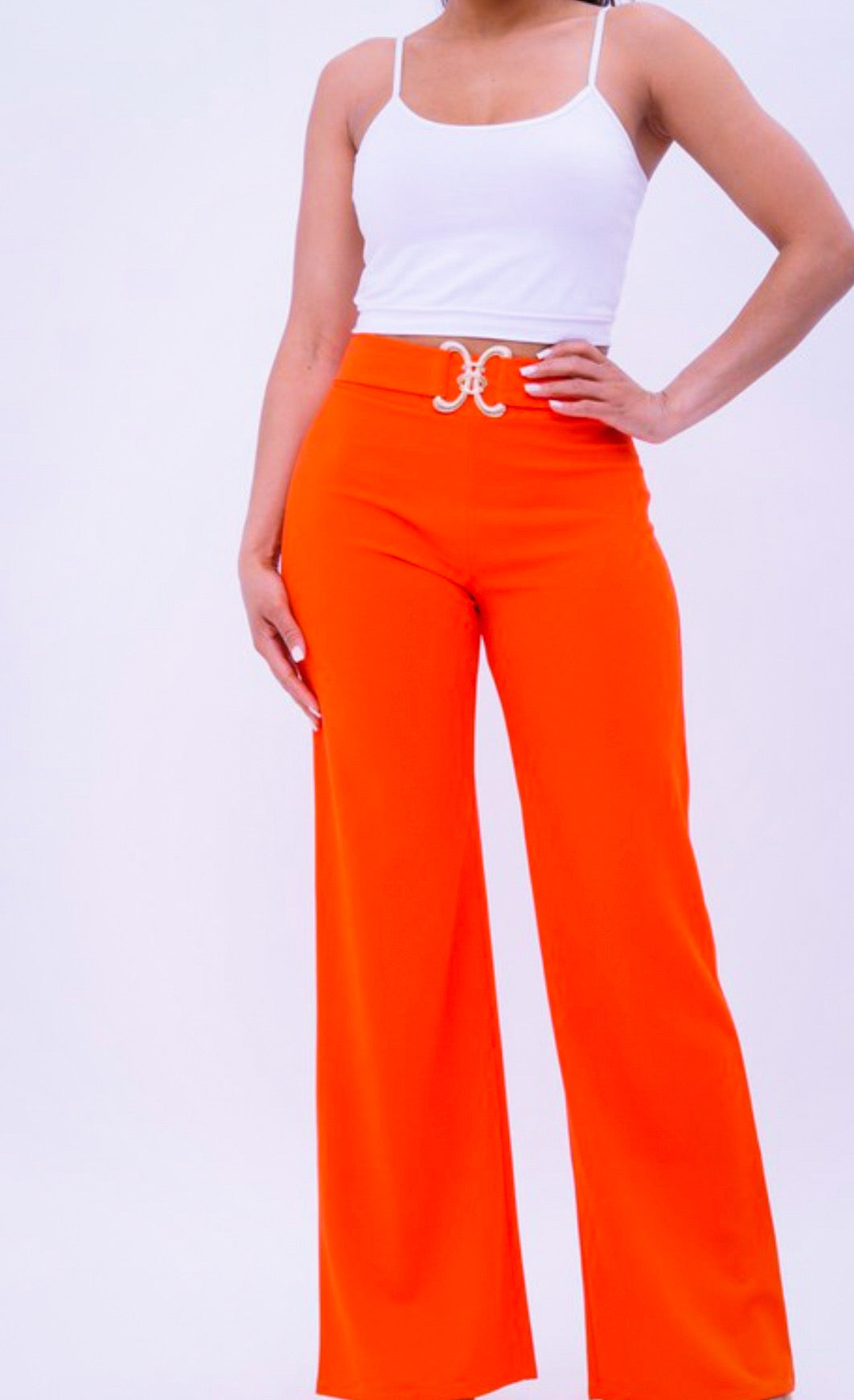 “Keeping it cool” Tangerine Pants